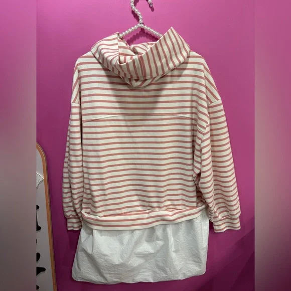 Anthropologie Pilcro Hooded Sweatshirt Twofer Dress - Picture 5 of 5